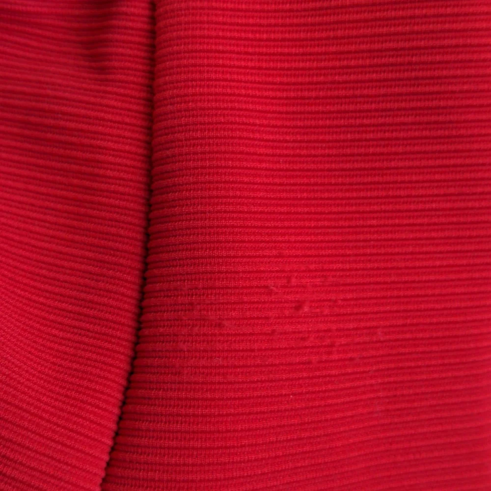 Red Ribbed Mini Dress - Picture 7 of 7